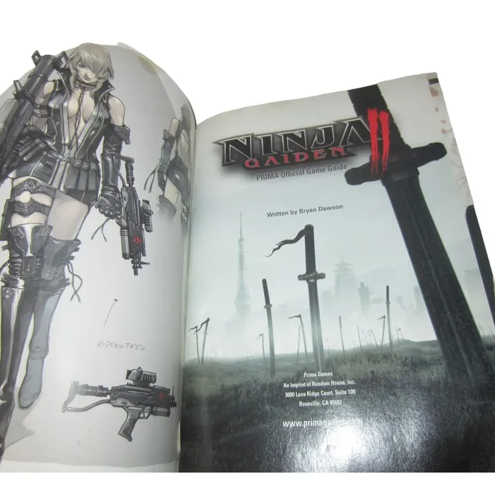 Ninja Gaiden II Prima Official Game Guide Xbox 360 Tecmo Strategy Book